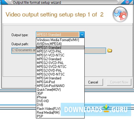 Wizard and supported formats