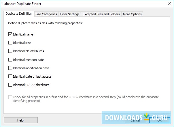 1-abc.net Duplicate Finder
