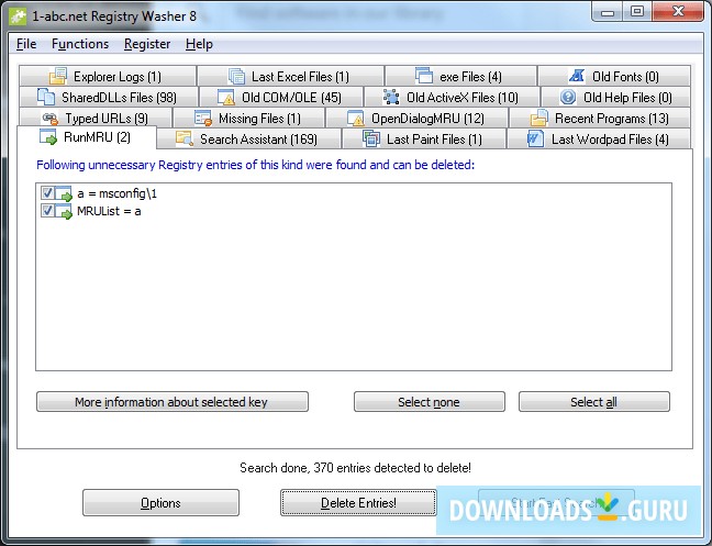 1-abc.net Registry Washer