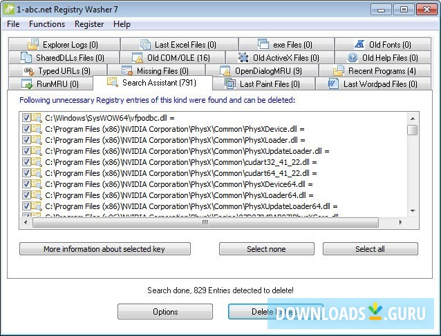 1-abc.net Registry Washer