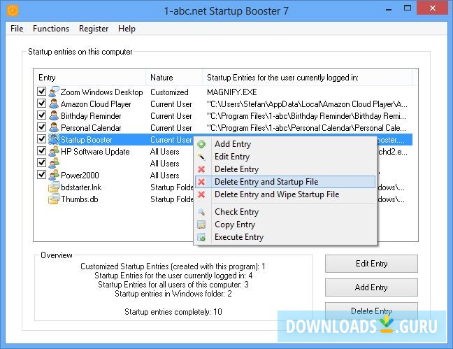 windows 10 startup booster