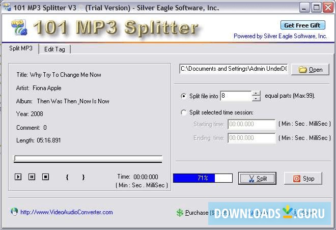 mp3 splitter shareware