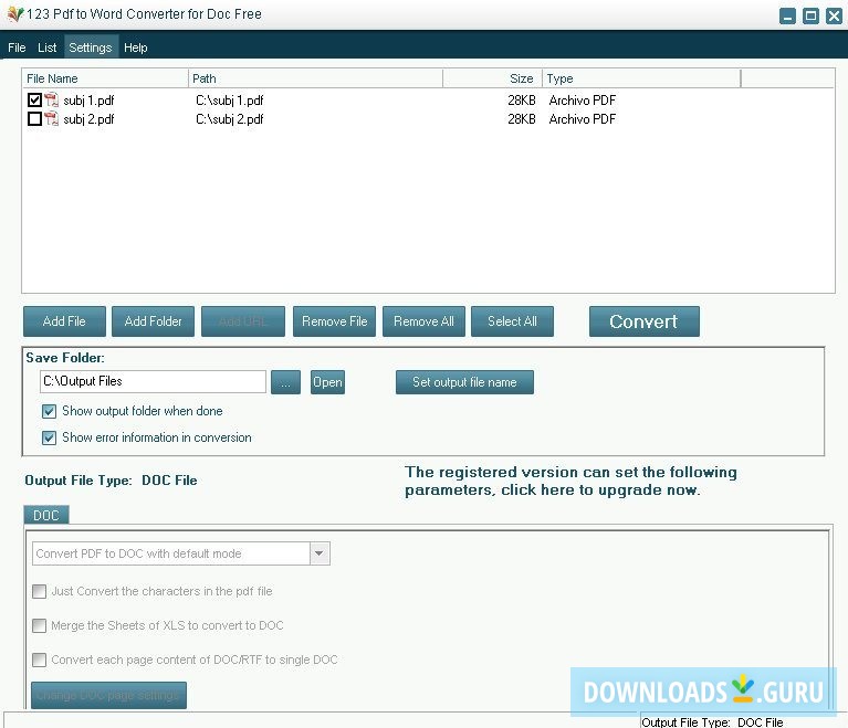 123 Pdf to Word Converter for Doc Free