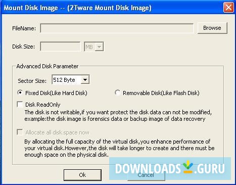 2Tware Mount Disk Image 2012