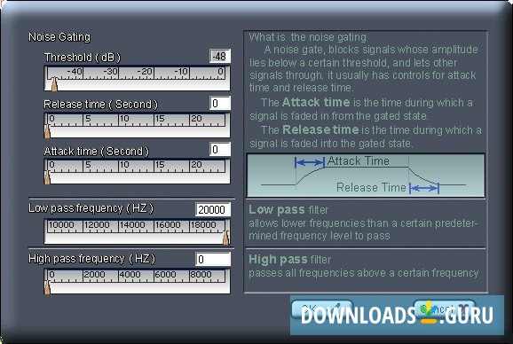 Noise Reduction Settings