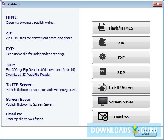 3D PageFlip Standard
