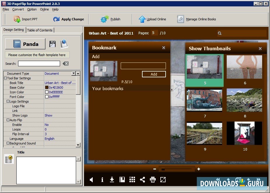 Thumbnails and Bookmarks