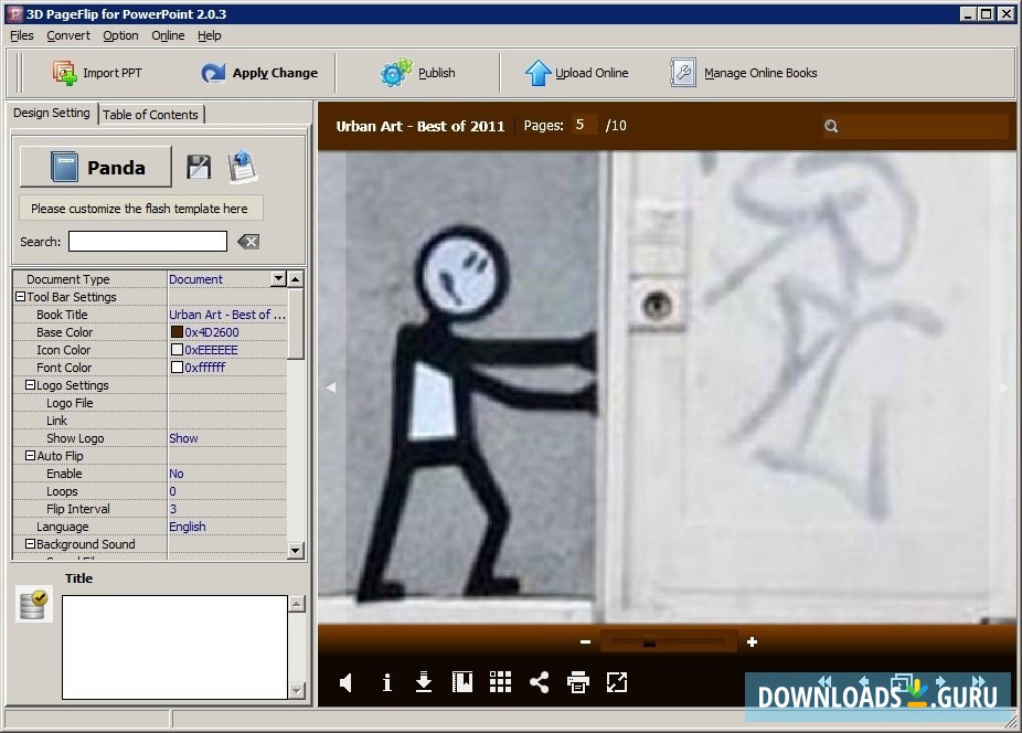 3D PageFlip for PowerPoint
