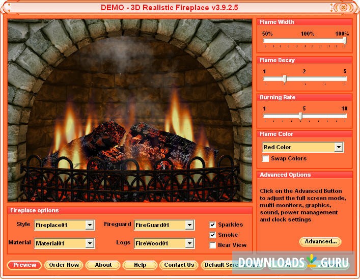 fireplace 3d screensaver 3.0 registration code