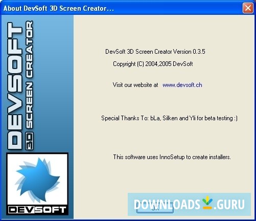 About 3D Screen Creator