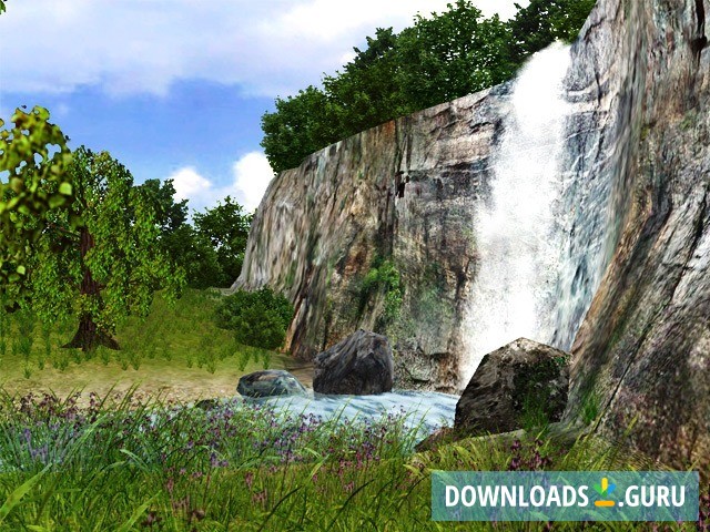 3D Waterfall Screensaver