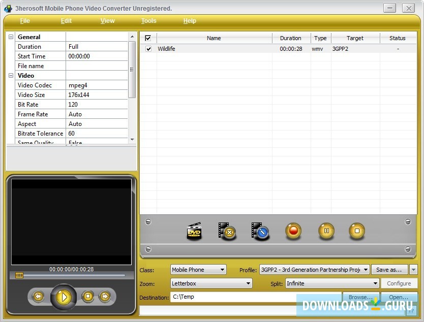 3herosoft Mobile Phone Video Converter