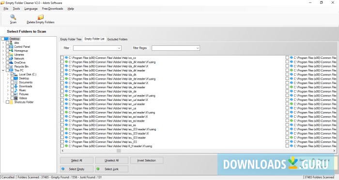 4dots Empty Folder Cleaner