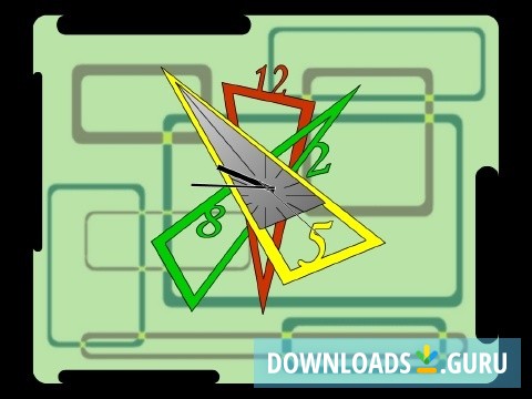 7art Radioactive Clock © 7art-screensavers.com