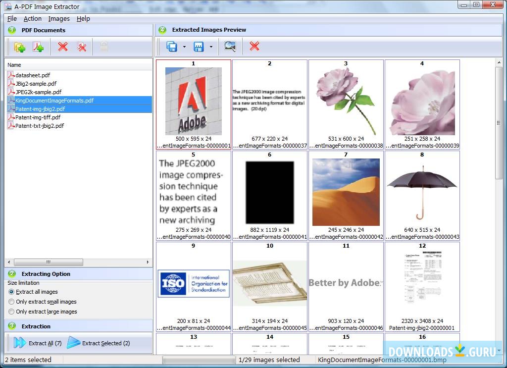 windows pdf image extractor freeware