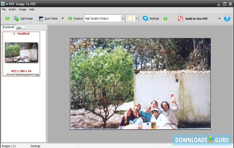 A-PDF Image to PDF