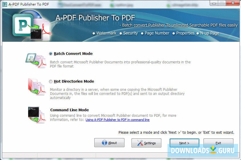 convert publisher to pdf for mac