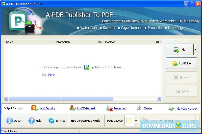 publisher to pdf free download