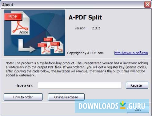A-PDF Split
