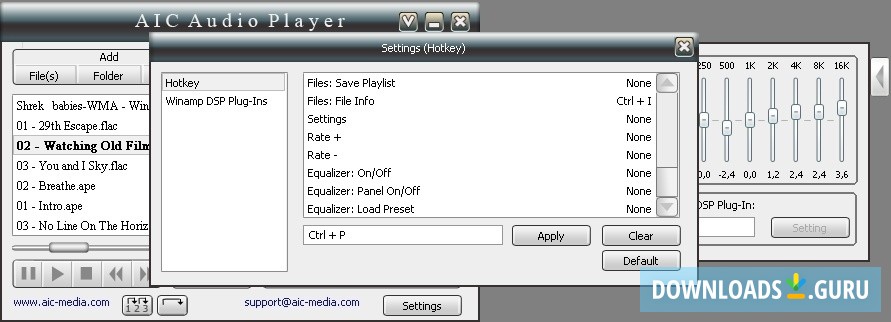 AIC Audio Player