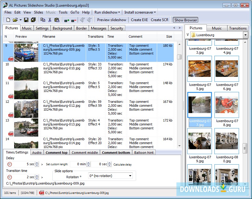 AL Pictures Slideshow Studio