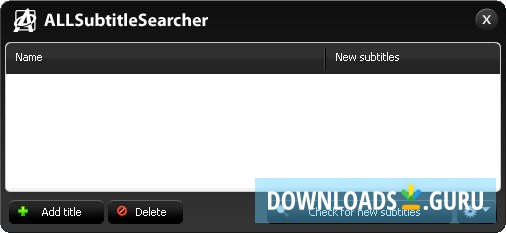 ALLSubtitleSearcher SnapShoot