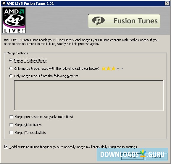 AMD LIVE! Fusion Tunes