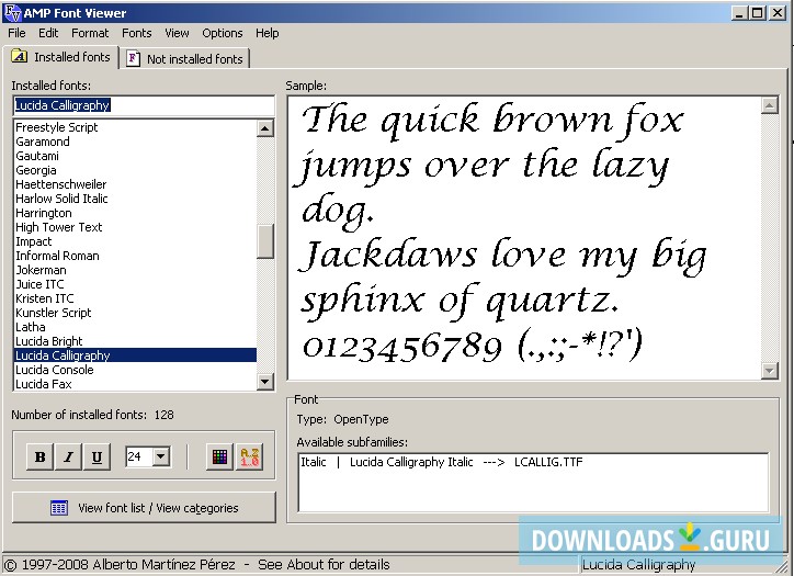 font viewer free win 7