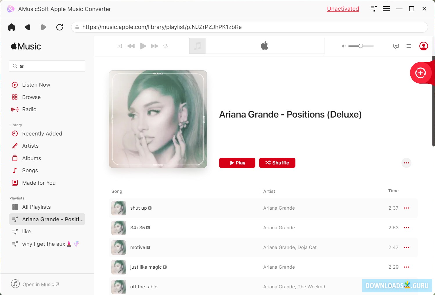 AMusicSoft Apple Music Converter for Windows