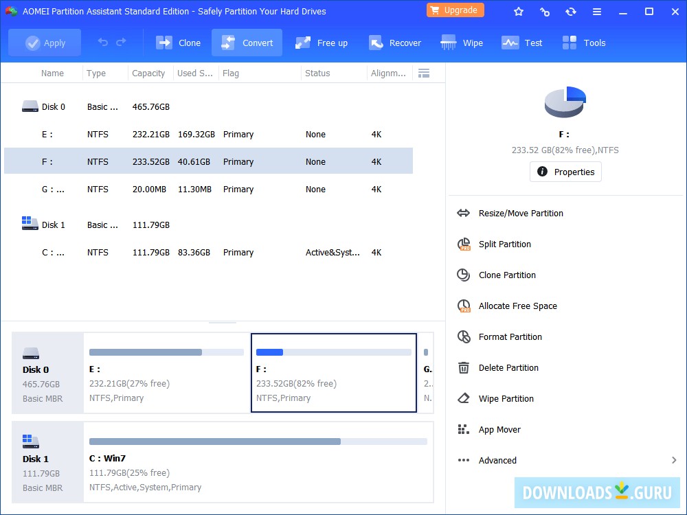 AOMEI Partition Assistant Standard Edition