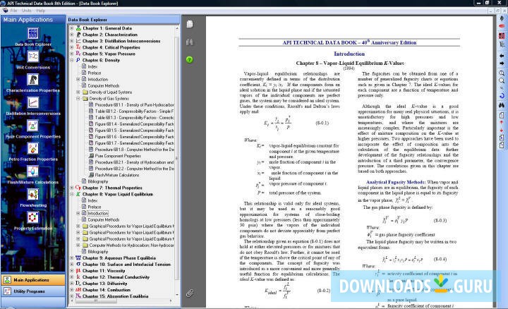 API Technical Data Book Edition