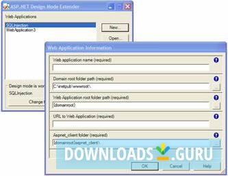 ASP.NET Design Mode Extender