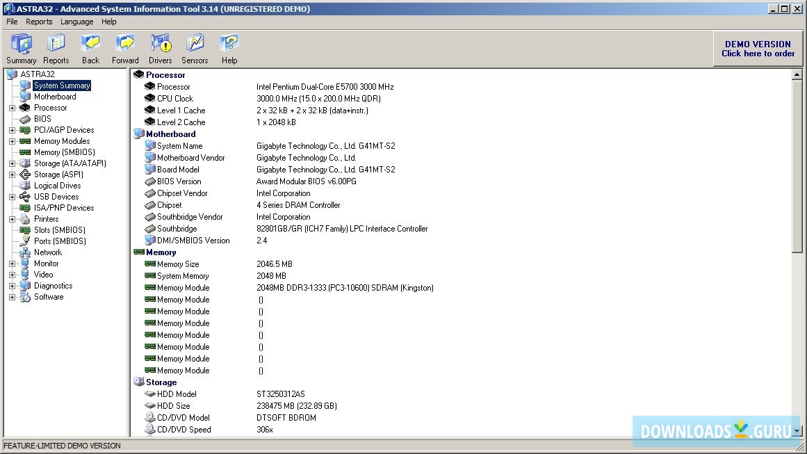 ASTRA32 - Advanced System Information Tool