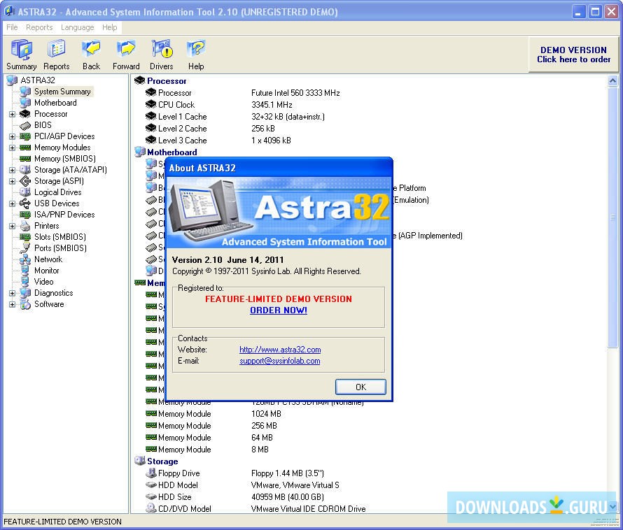 ASTRA32 - Advanced System Information Tool
