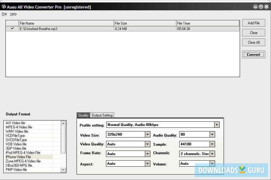 AUAU All Video Converter Pro