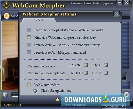 AV WebCam Morpher
