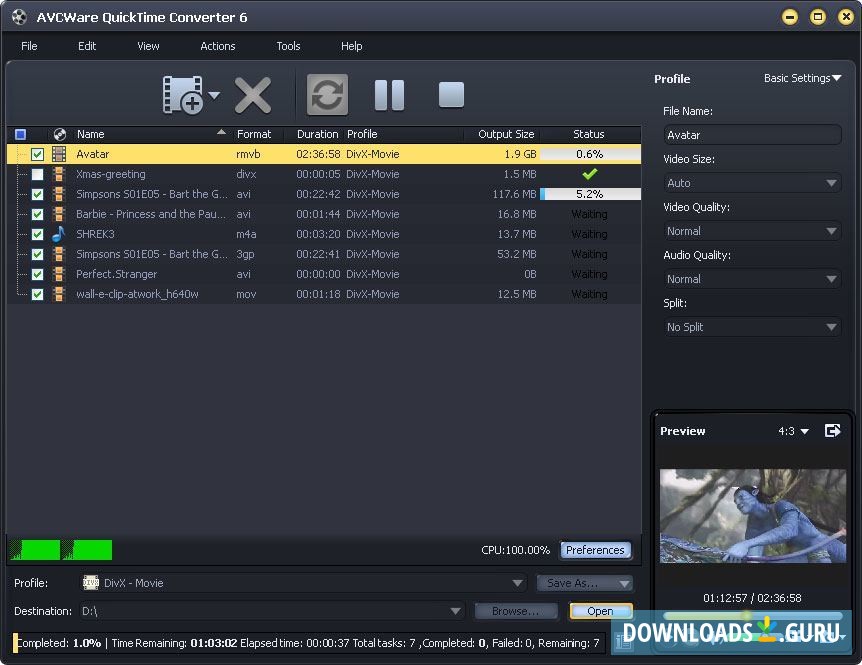 AVCWare QuickTime Converter