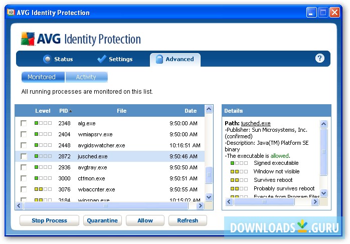 Monitoring Process & Details