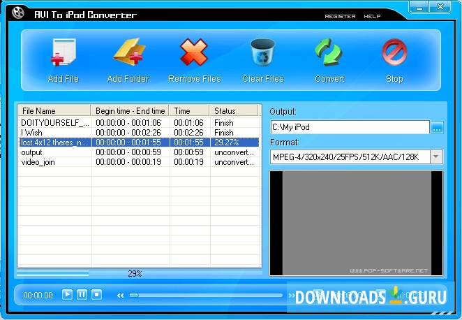 AVI to iPod Converter