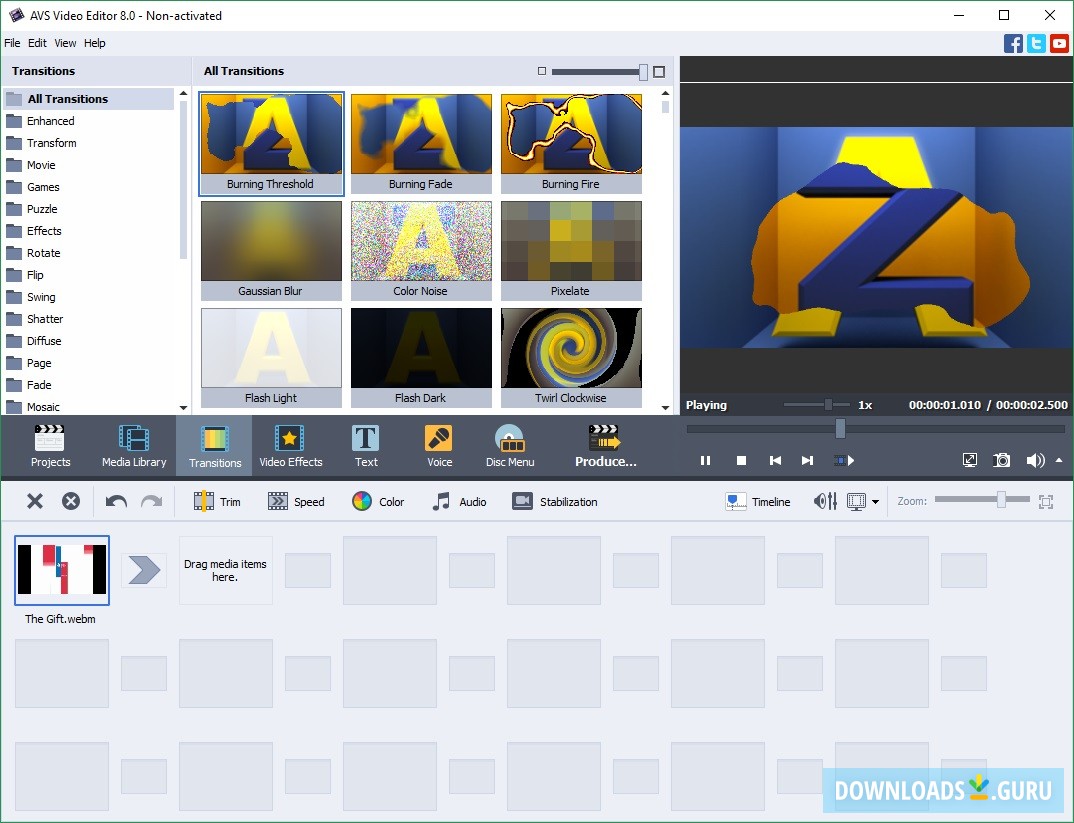 avs video editor free download for windows 10