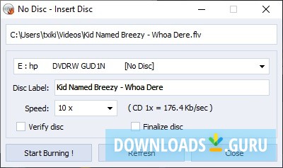 Burn Disc