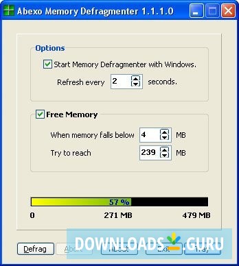 Abexo Memory Defragmenter