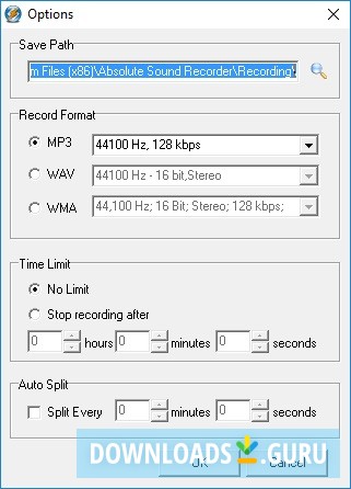 Absolute Sound Recorder