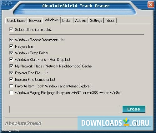 Glary Tracks Eraser 5.0.1.263 download the new for windows