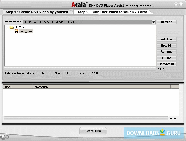 Acala DivX DVD Player Assist