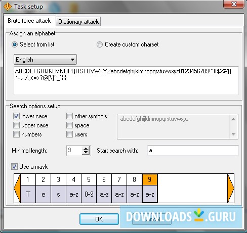 Accent ZIP Password Recovery