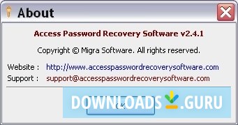 Access Password Recovery Software