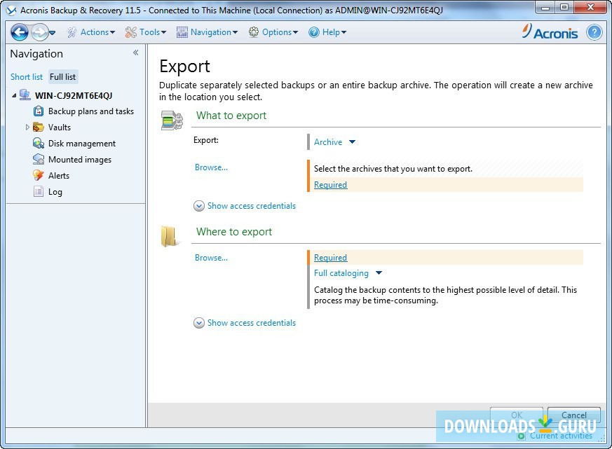 Acronis Backup & Recovery