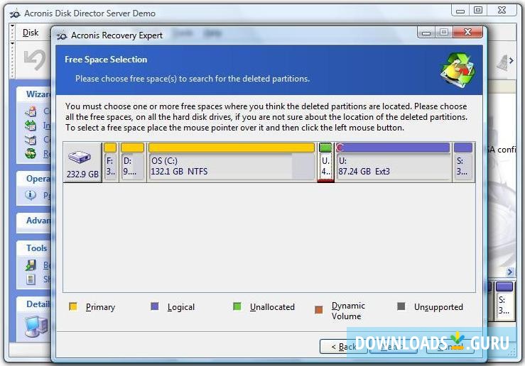 acronis home version that works for server 2008r2