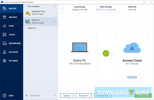 Acronis True Image New Generation